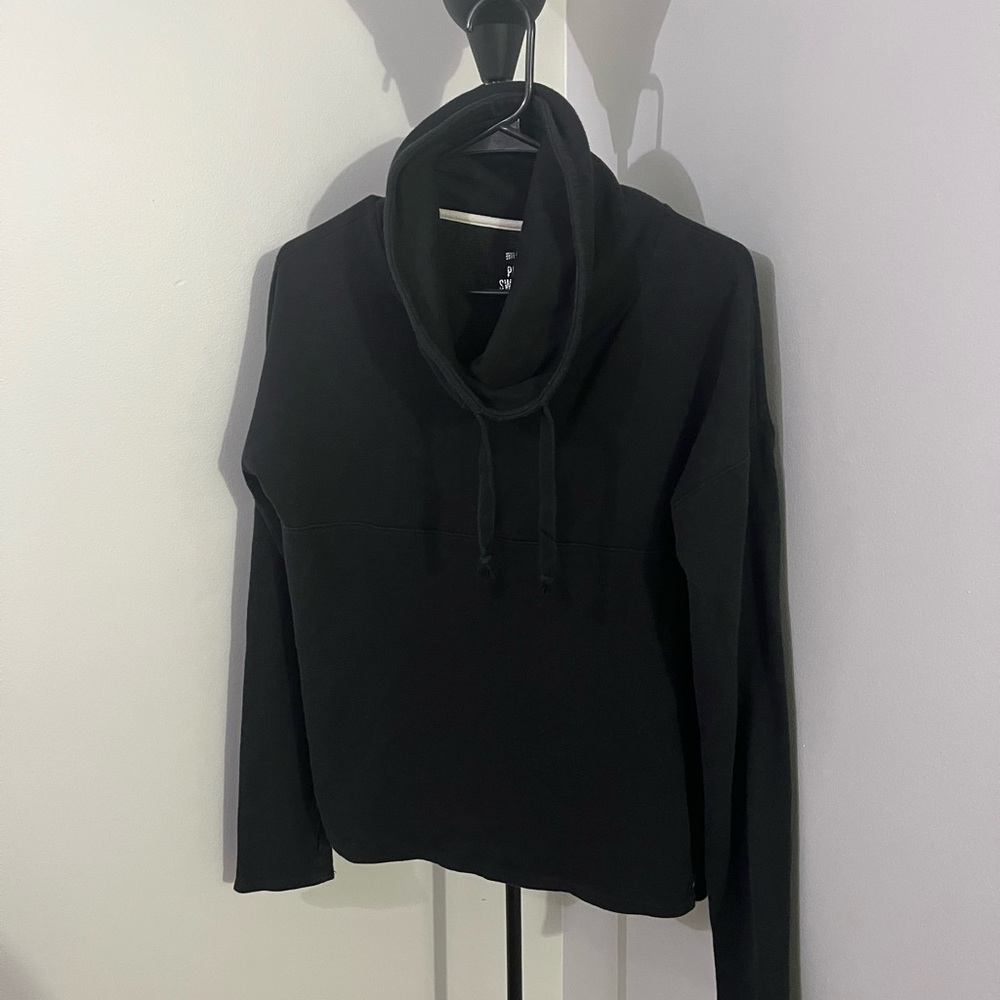 SO Black Cowl Neck Sweater